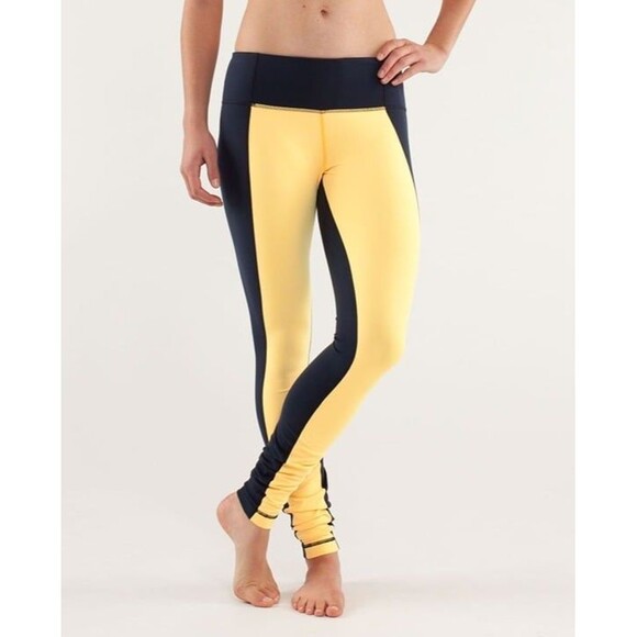 Lululemon Wunder Under Pant *Colour Blocked size 4 - Picture 1 of 10